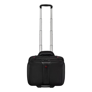 Wenger - Kelioninis lagaminas ant ratuku 25 l 17" + nešiojamojo kompiuterio krepšys 15,6" Patriot juoda