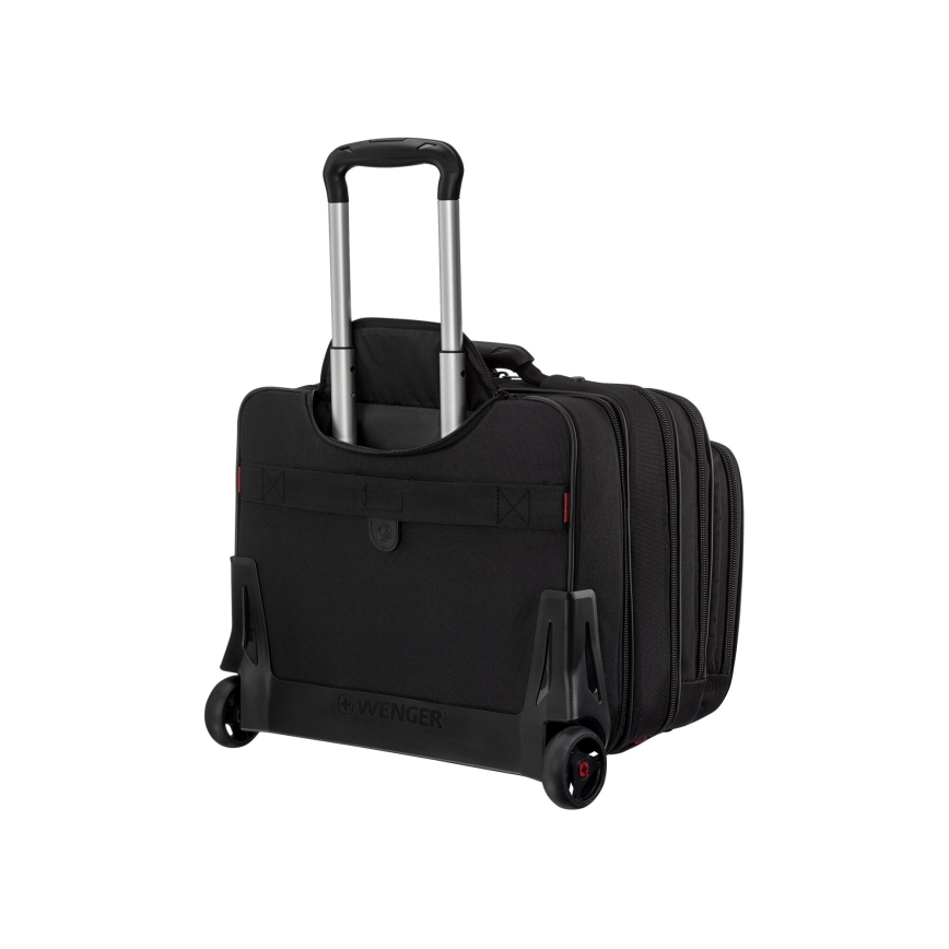 Wenger - Kelioninis lagaminas ant ratuku 25 l 17" + nešiojamojo kompiuterio krepšys 15,6" Patriot juoda