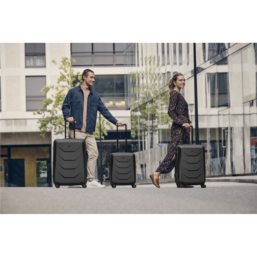 Wenger - Kelioninis lagaminas ant ratuku 36 l Prymo juoda