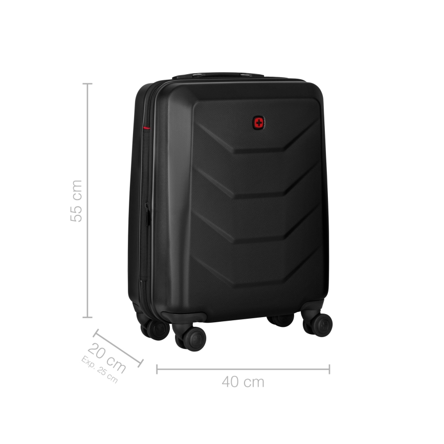 Wenger - Kelioninis lagaminas ant ratuku 36 l Prymo juoda