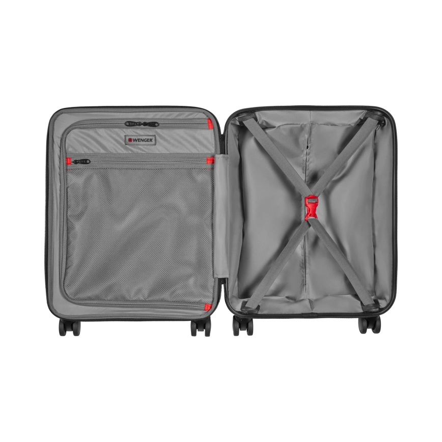 Wenger - Kelioninis lagaminas ant ratuku 39 l Legacy juoda