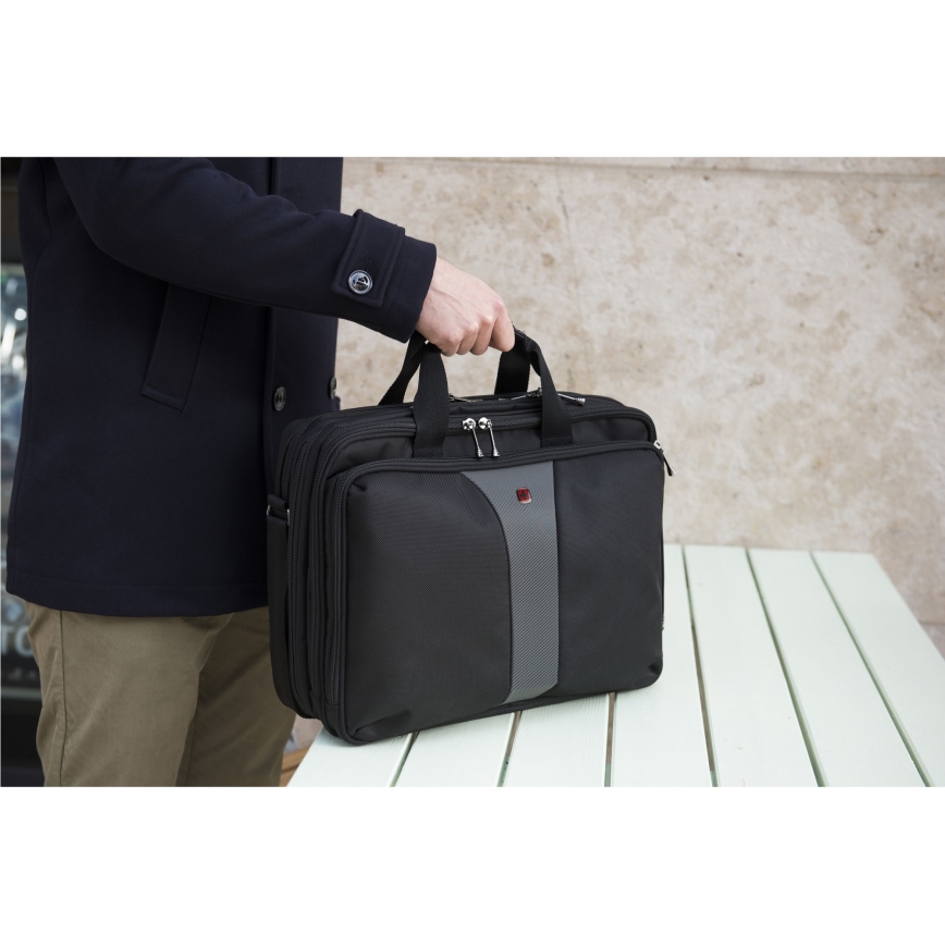 Wenger - Krepšys nešiojamam kompiuteriui 15 l 16" Legacy Double juoda