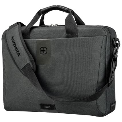 Wenger - Krepšys nešiojamam kompiuteriui 15 l 16" su kišene planšetei 10" MX ECO Brief pilka