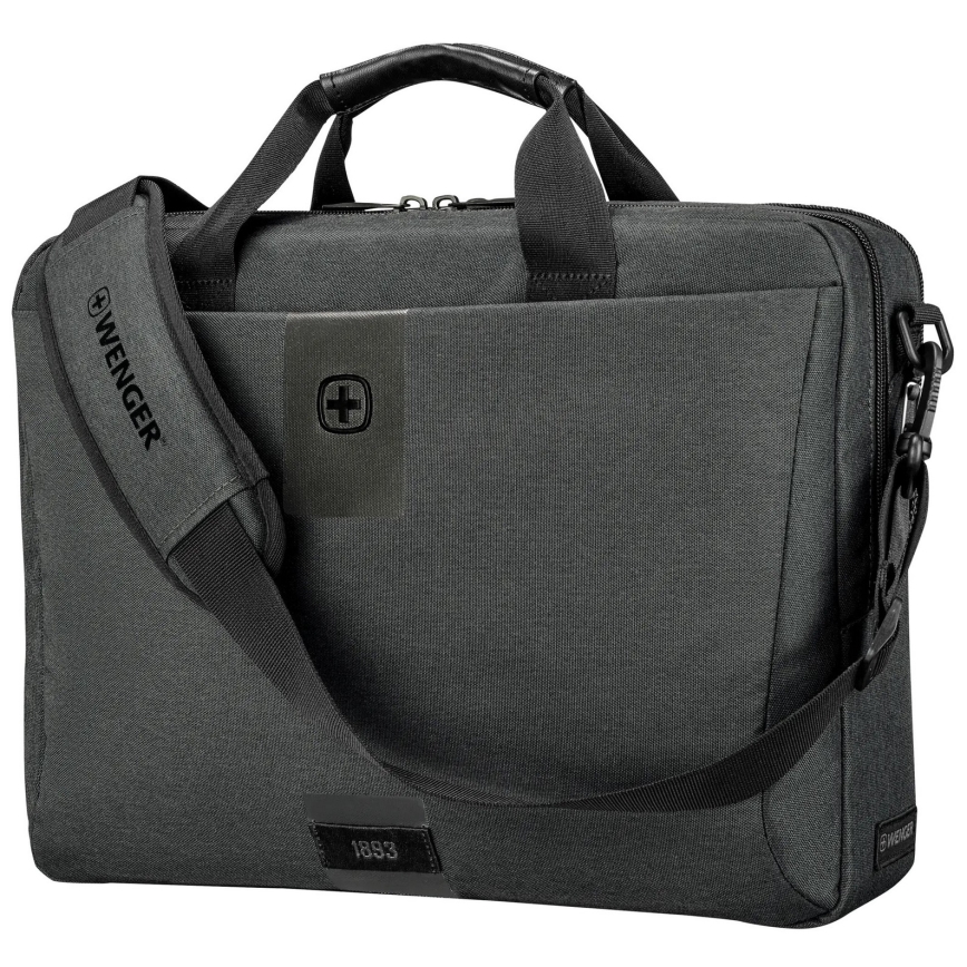 Wenger - Krepšys nešiojamam kompiuteriui 15 l 16" su kišene planšetei 10" MX ECO Brief pilka