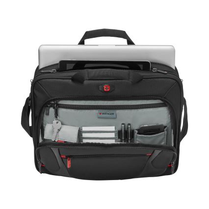 Wenger - Krepšys nešiojamam kompiuteriui 9 l 16" su kišene planšetei 10" Sensor juoda
