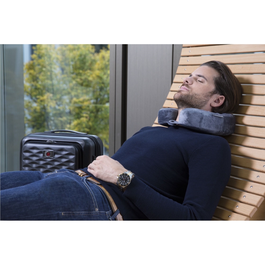 Wenger - Memory foam travel pillow pilka