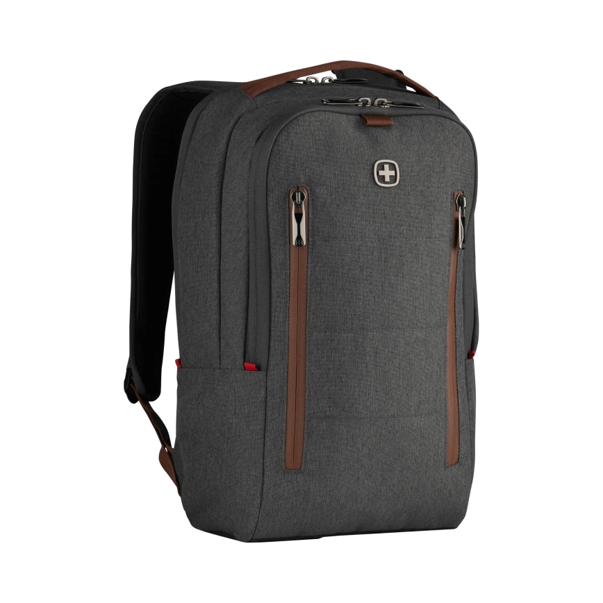 Wenger - Nešiojamojo kompiuterio kuprinė 15 l 16" su kišene planšetei 12" + crossbody bag Miestas Upgrade 2in1 pilka