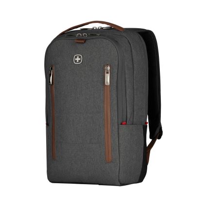 Wenger - Nešiojamojo kompiuterio kuprinė 15 l 16" su kišene planšetei 12" + crossbody bag Miestas Upgrade 2in1 pilka