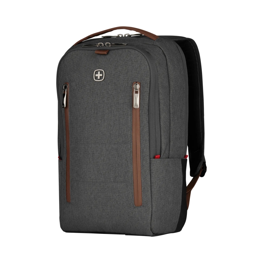 Wenger - Nešiojamojo kompiuterio kuprinė 15 l 16" su kišene planšetei 12" + crossbody bag Miestas Upgrade 2in1 pilka