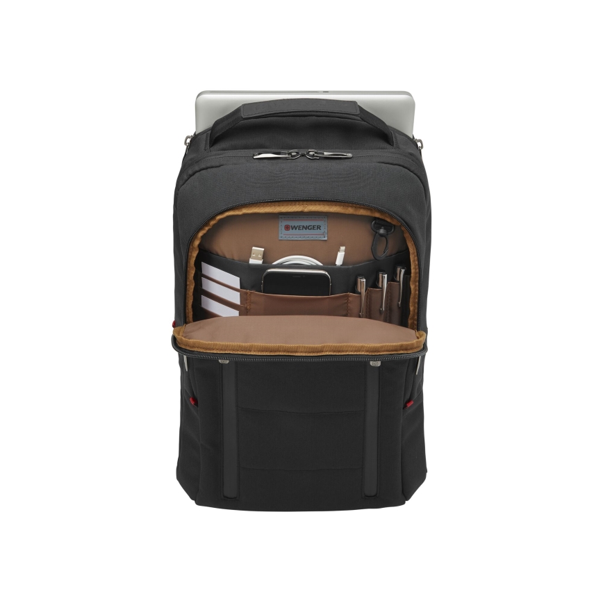 Wenger - Nešiojamojo kompiuterio kuprinė 16 l 16" su kišene planšetei 12" Miestas Traveler juoda
