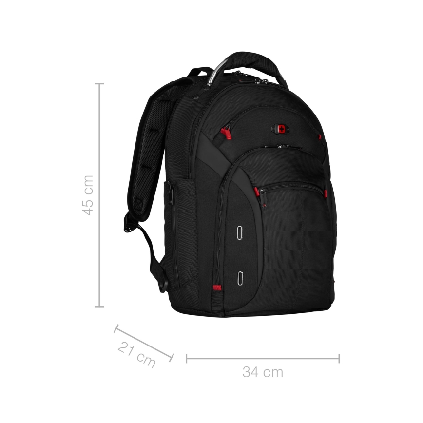 Wenger - Nešiojamojo kompiuterio kuprinė 20 l 15" su kišene planšetei 10" Gigabyte juoda