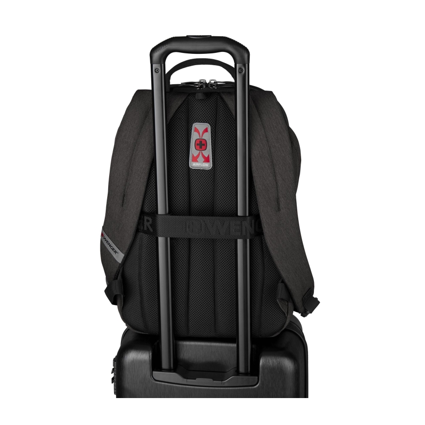 Wenger - Nešiojamojo kompiuterio kuprinė 21 l 16" su kišene planšetei 10" MX Apšvietimas juoda
