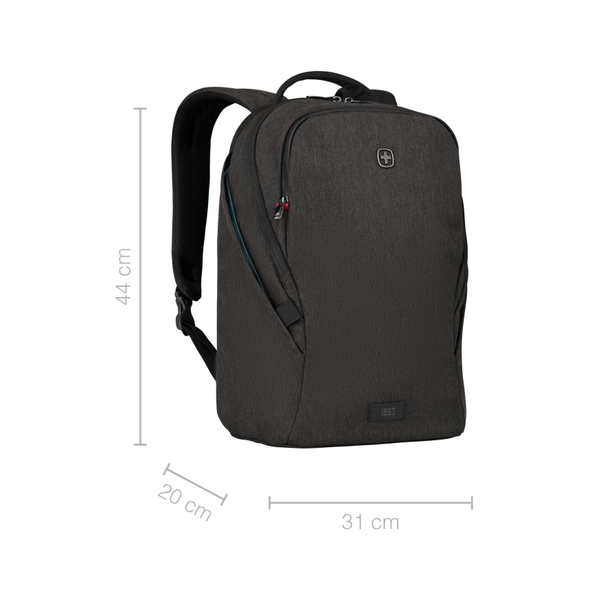 Wenger - Nešiojamojo kompiuterio kuprinė 21 l 16" su kišene planšetei 10" MX Apšvietimas juoda