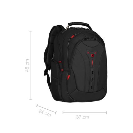 Wenger - Nešiojamojo kompiuterio kuprinė 25 l 16" su kišene planšetei 10" Pegasus Deluxe juoda