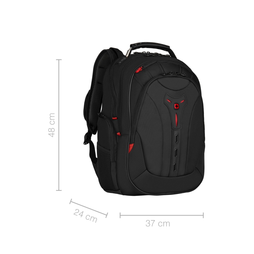 Wenger - Nešiojamojo kompiuterio kuprinė 25 l 16" su kišene planšetei 10" Pegasus Deluxe juoda