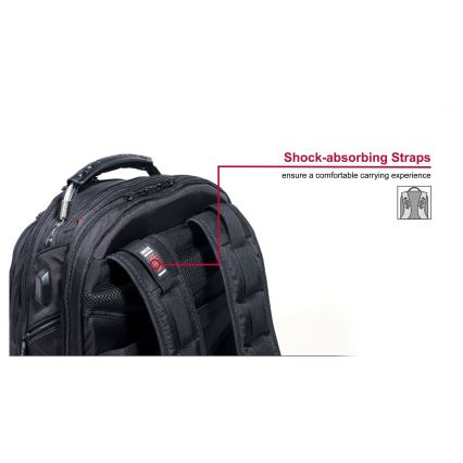 Wenger - Nešiojamojo kompiuterio kuprinė 26 l 17" su kišene planšetei 10" Ibex Ballistic Deluxe