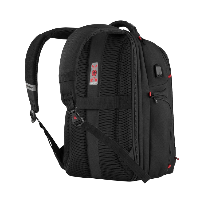 Wenger - Nešiojamojo kompiuterio kuprinė 29 l 17,3'' su kišene planšetei 12" Grotuvas One juoda