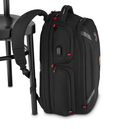 Wenger - Nešiojamojo kompiuterio kuprinė 29 l 17,3'' su kišene planšetei 12" Grotuvas One juoda