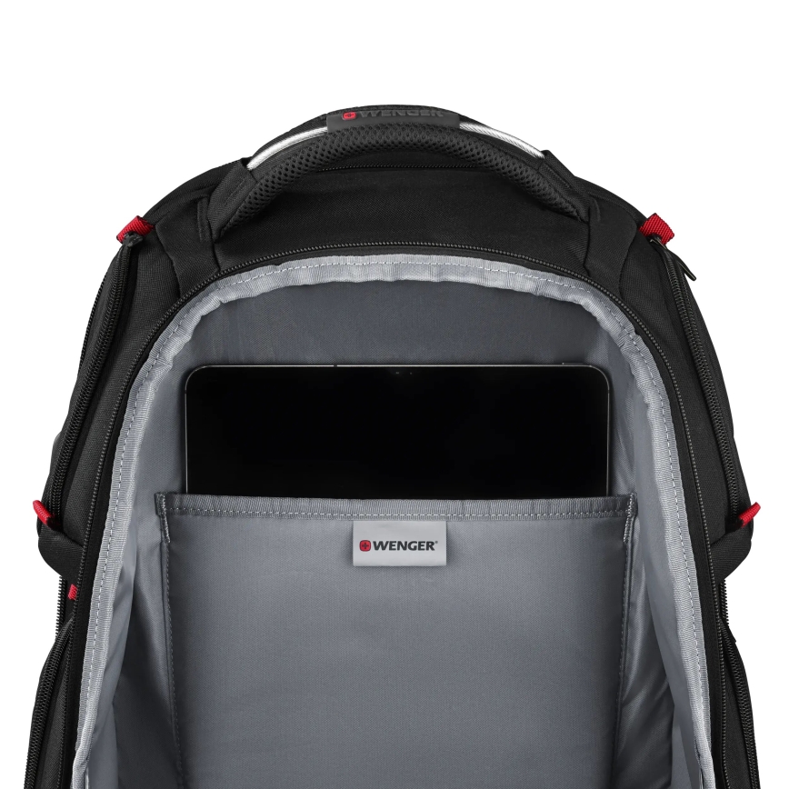 Wenger - Nešiojamojo kompiuterio kuprinė 29 l 17,3'' su kišene planšetei 12" Grotuvas One juoda