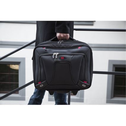 Wenger - Verslo lagaminas ant ratų 20 l 16" Transfer juoda
