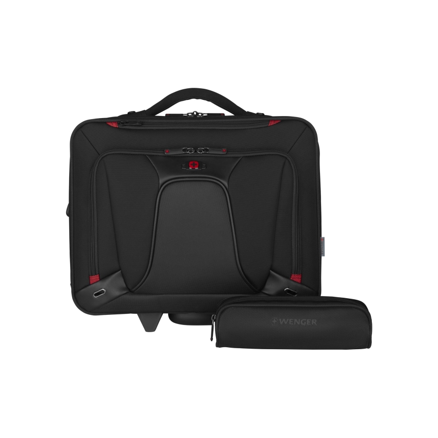 Wenger - Verslo lagaminas ant ratų 20 l 16" Transfer juoda