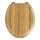 WENKO 144726100 - Tualeto sėdynė BAMBOO 34x41 cm ruda/sidabrinė
