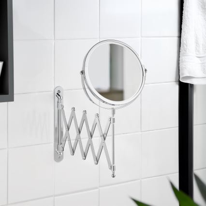 WENKO 15165100 - Kosmetinis veidrodis EXCLUSIVE 19x38,5 cm blizgus chromas