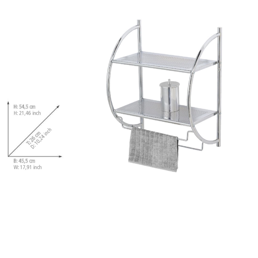 WENKO 15173100 - Lentyna EXCLUSIVE 45,5x54,5 cm blizgus chromas