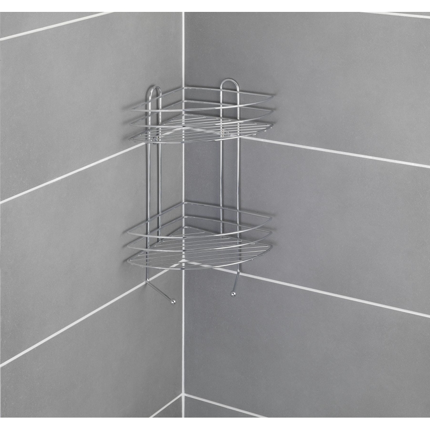 WENKO 15498100 - Kampinė lentyna EXCLUSIVE 23x30,5 cm blizgus chromas