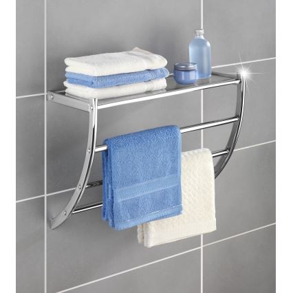 WENKO 15578100 - Rankšluosčių stovas PESCARA 56x46 cm, blizgus chromas
