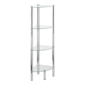WENKO 15852100 - Lentyna YAGO 30x104 cm nerūdijančio plieno/sidabrinė/skaidri