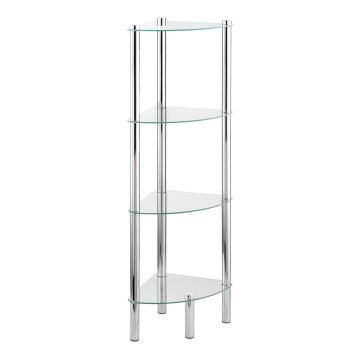 WENKO 15852100 - Lentyna YAGO 30x104 cm nerūdijančio plieno/sidabrinė/skaidri