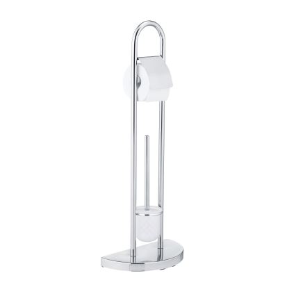 WENKO 16608100 - Tualeto šepetys COSENZA 33x84 cm blizgus chromas/satinas