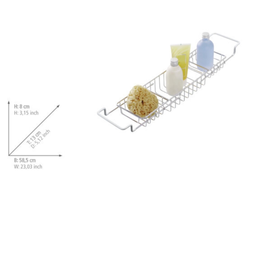 WENKO 17472100-Vonelė 58,5x13 cm iš nerūdijančio plieno/sidabrinė