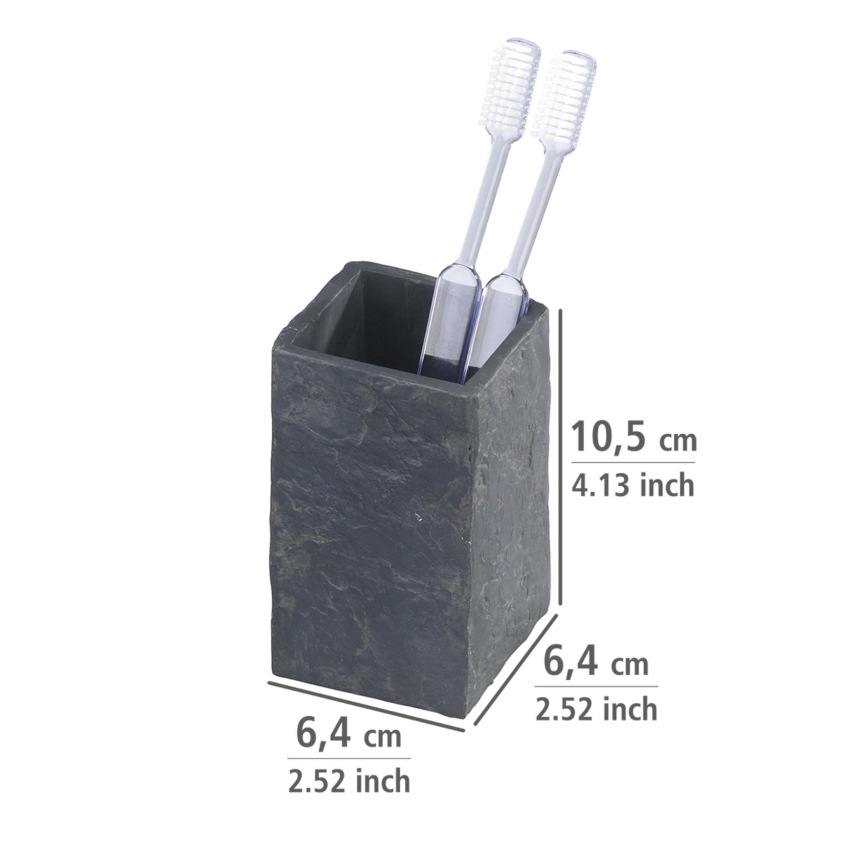 WENKO 17920100 - Indelis SLATE ROCK 6,4x10,5 cm antracitas