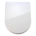 WENKO 18396100-WC tualeto sėdynė PALMA 46,5x35,7 cm balta/sidabrinė