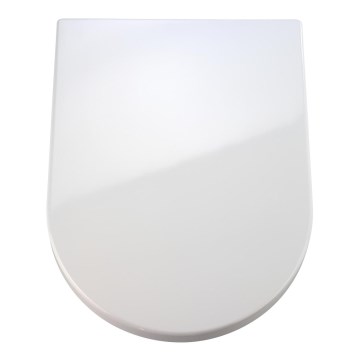 WENKO 18396100-WC tualeto sėdynė PALMA 46,5x35,7 cm balta/sidabrinė
