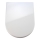 WENKO 18396100-WC tualeto sėdynė PALMA 46,5x35,7 cm balta/sidabrinė