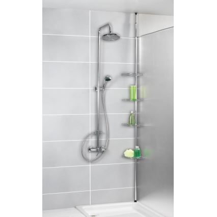 WENKO 18596100-Kampinis elementas PREA 28x200 cm nerūdijančio plieno/blizgus chromas