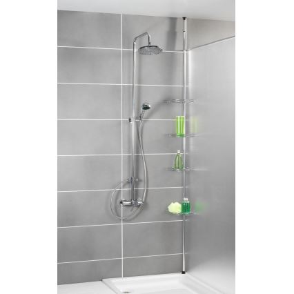 WENKO 18596100-Kampinis elementas PREA 28x200 cm nerūdijančio plieno/blizgus chromas