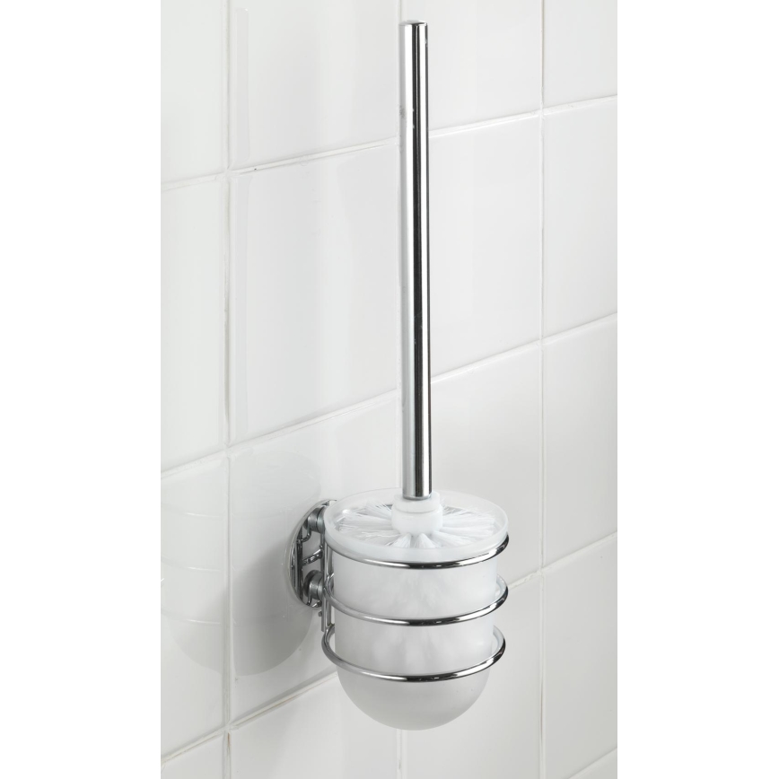 WENKO 18768100-WC rinkinys TURBO-LOC RUND STAHL 10x37,5 cm blizgus chromas/balta