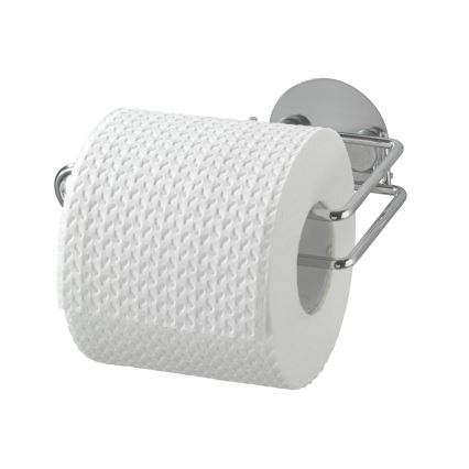 WENKO 18774100-Tualetinio popieriaus laikiklis TURBO-LOC RUND STAHL 14x9 cm chromuotas