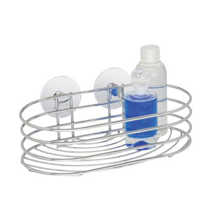 WENKO 18775100- Lentyna TURBO-LOC, apvali, plieninė, 23,5x13,5 cm, blizgus chromas