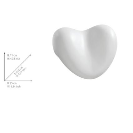 WENKO 18936100-Pagalvė TROPIC 25x20,5 cm balta