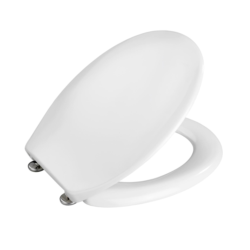WENKO 19539100-WC sėdynė VIGONE 37,5x45 cm balta/sidabrinė