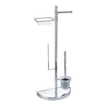 WENKO 196022500 - Tualeto centras SPACE MARVEL 34x84,5 cm sidabrinė/satininė