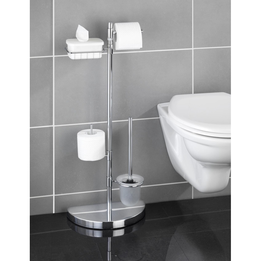 WENKO 196022500 - Tualeto centras SPACE MARVEL 34x84,5 cm sidabrinė/satininė
