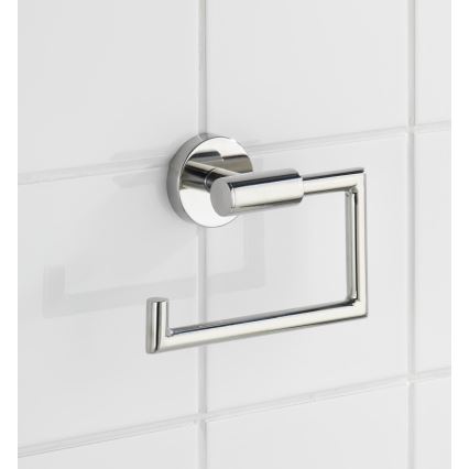WENKO 20216100 - Tualetinio popieriaus laikiklis BOSIO SHINE 15x10,5 cm nerūdijančio plieno/sidabrinė