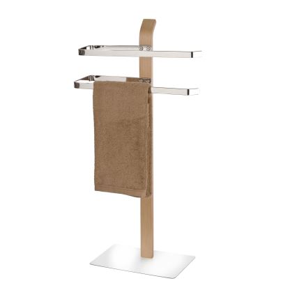 WENKO 20396100 - Stovas rankšluosčiams SAMONA 40,5x79,5 cm blizgus chromas/ruda