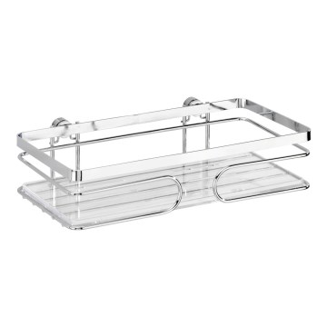 WENKO 20409100-PREMIUM nerūdijančio plieno lentyna 24x13,5 cm nerūdijančio plieno/sidabrinė